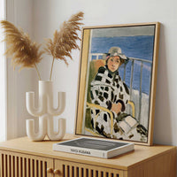 Framed Canvas - Framed canvas in a stylish interior setting