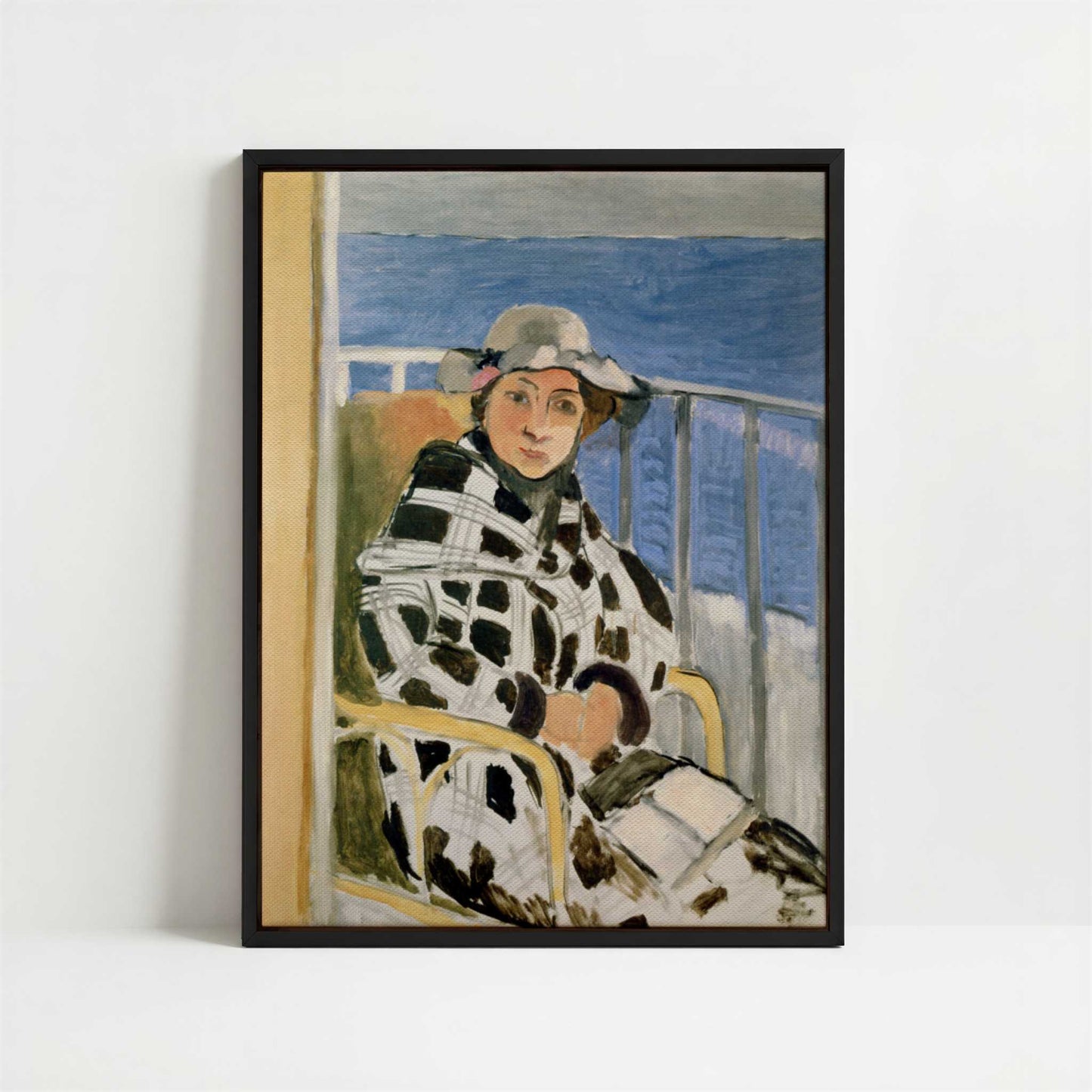 Framed Canvas - Framed canvas in black frame
