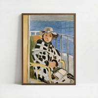 The Scottish Coat (1918) by Henri Matisse – Art Print - Art print in dark wood frame