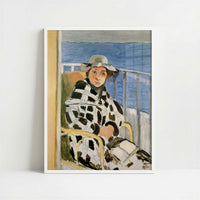 The Scottish Coat (1918) by Henri Matisse – Art Print - Art print in white frame