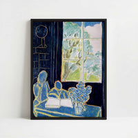 Framed Canvas - Framed canvas in black frame