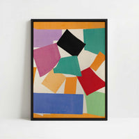 Framed Canvas - Framed canvas in black frame
