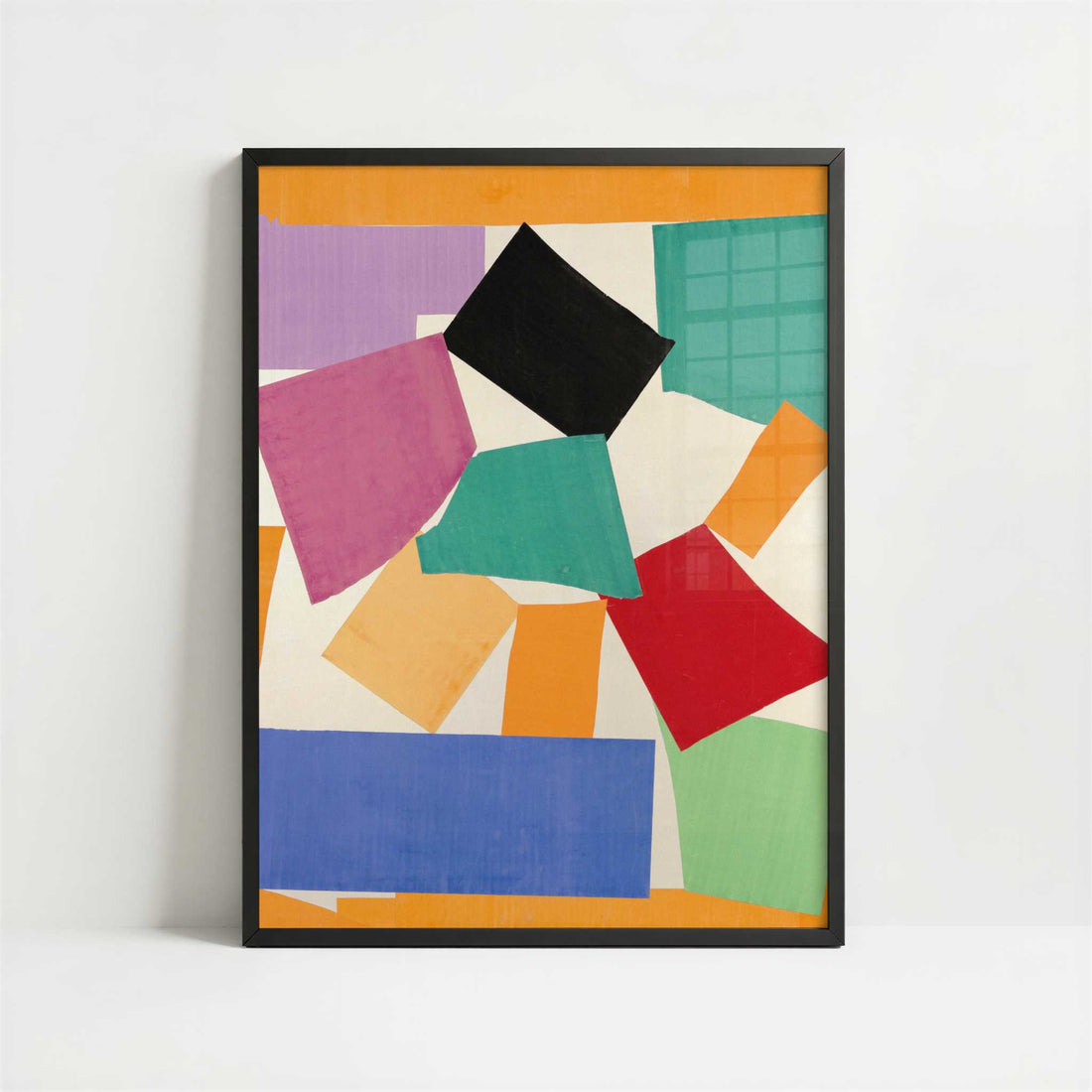 The Snail (1953) by Henri Matisse – Art Print - Art print in black frame