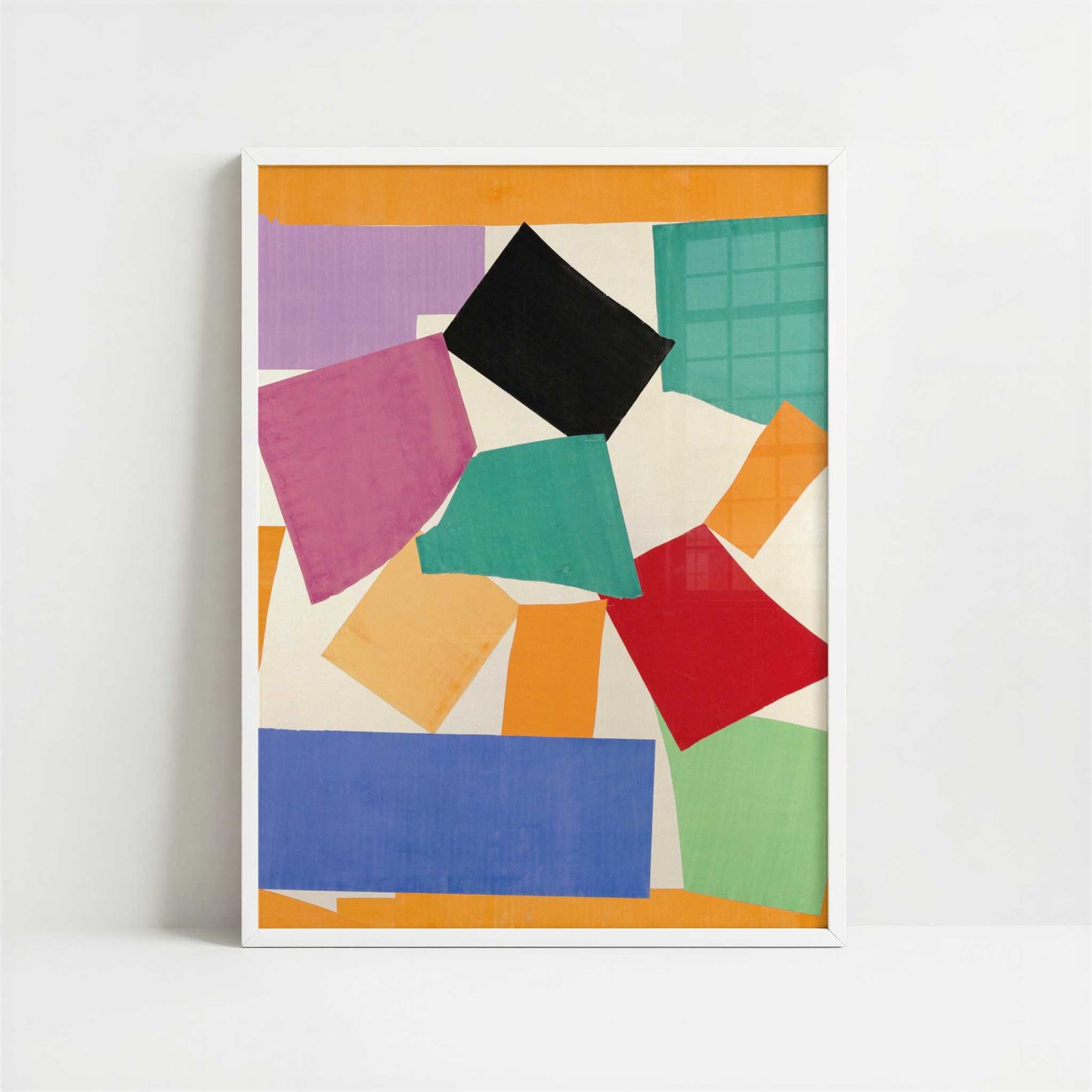 The Snail (1953) by Henri Matisse – Art Print - Art print in white frame
