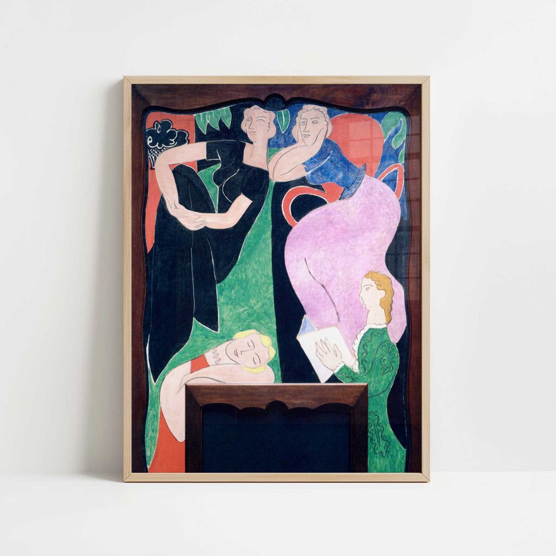The Song (1938) by Henri Matisse – Art Print - Art print in oak frame