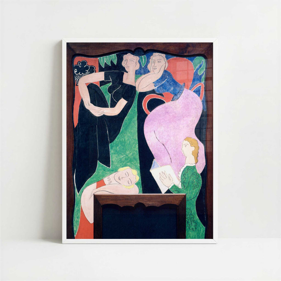 The Song (1938) by Henri Matisse – Art Print - Art print in white frame
