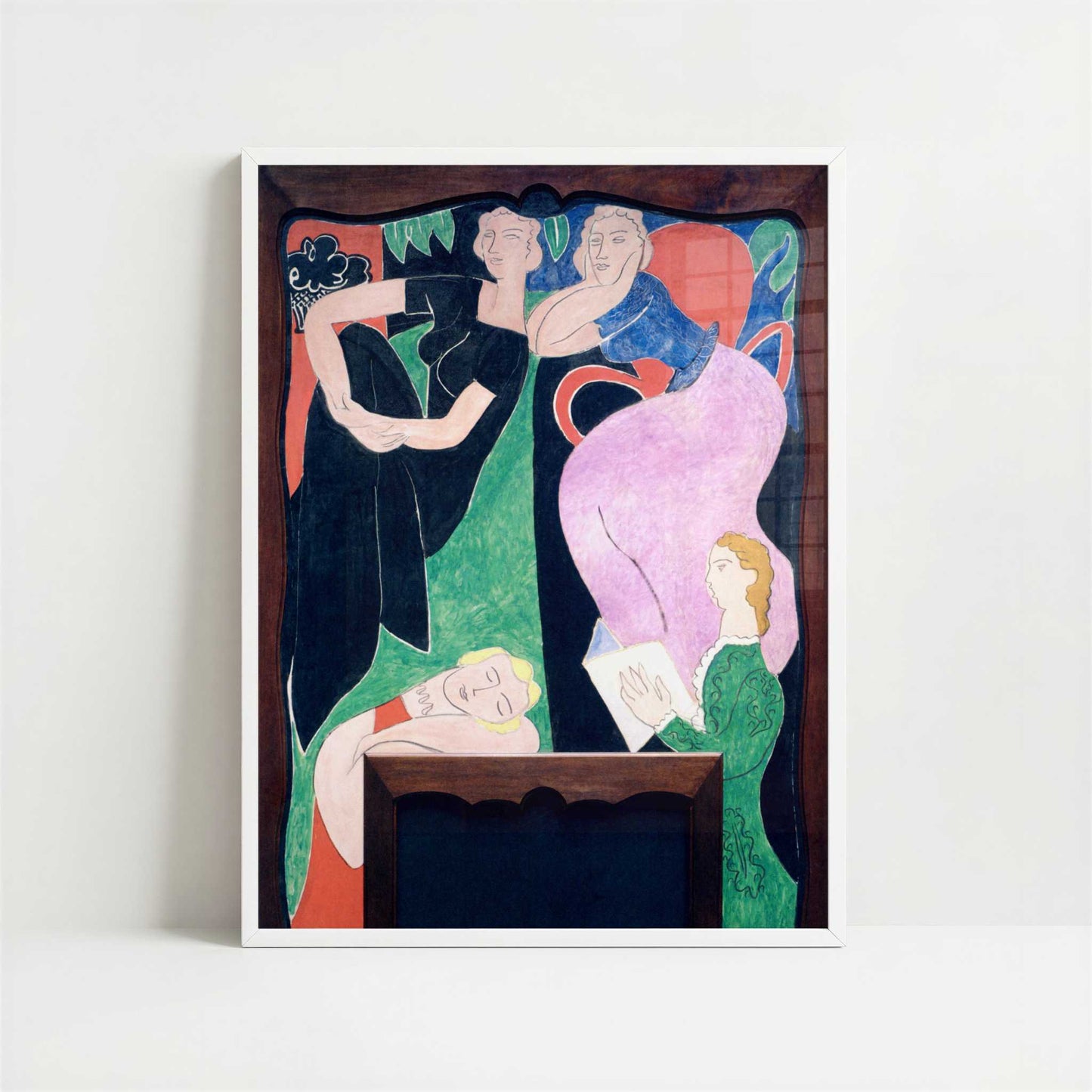 The Song (1938) by Henri Matisse – Art Print - Art print in white frame