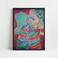 Framed Canvas - Framed canvas in black frame