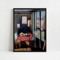 Framed Canvas - Framed canvas in black frame