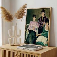 Framed Canvas - Framed canvas in a stylish interior setting