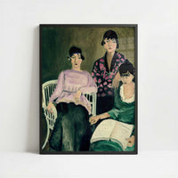 The Three Sisters (1917) by Henri Matisse – Art Print - Art print in black frame