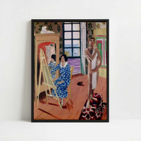 Framed Canvas - Framed canvas in black frame