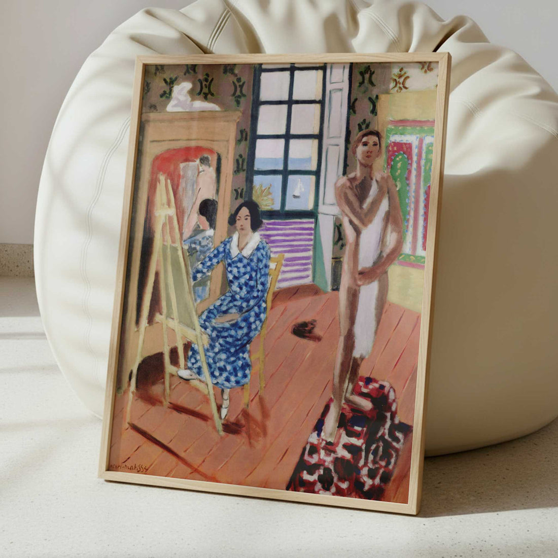 The Three o'Clock Sitting (1924) by Henri Matisse – Art Print - Interior inspiration