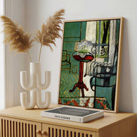 Framed Canvas - Framed canvas in a stylish interior setting