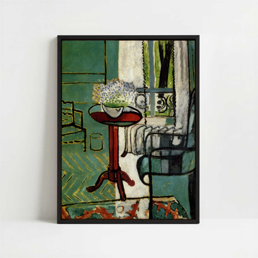 Framed Canvas - Framed canvas in black frame