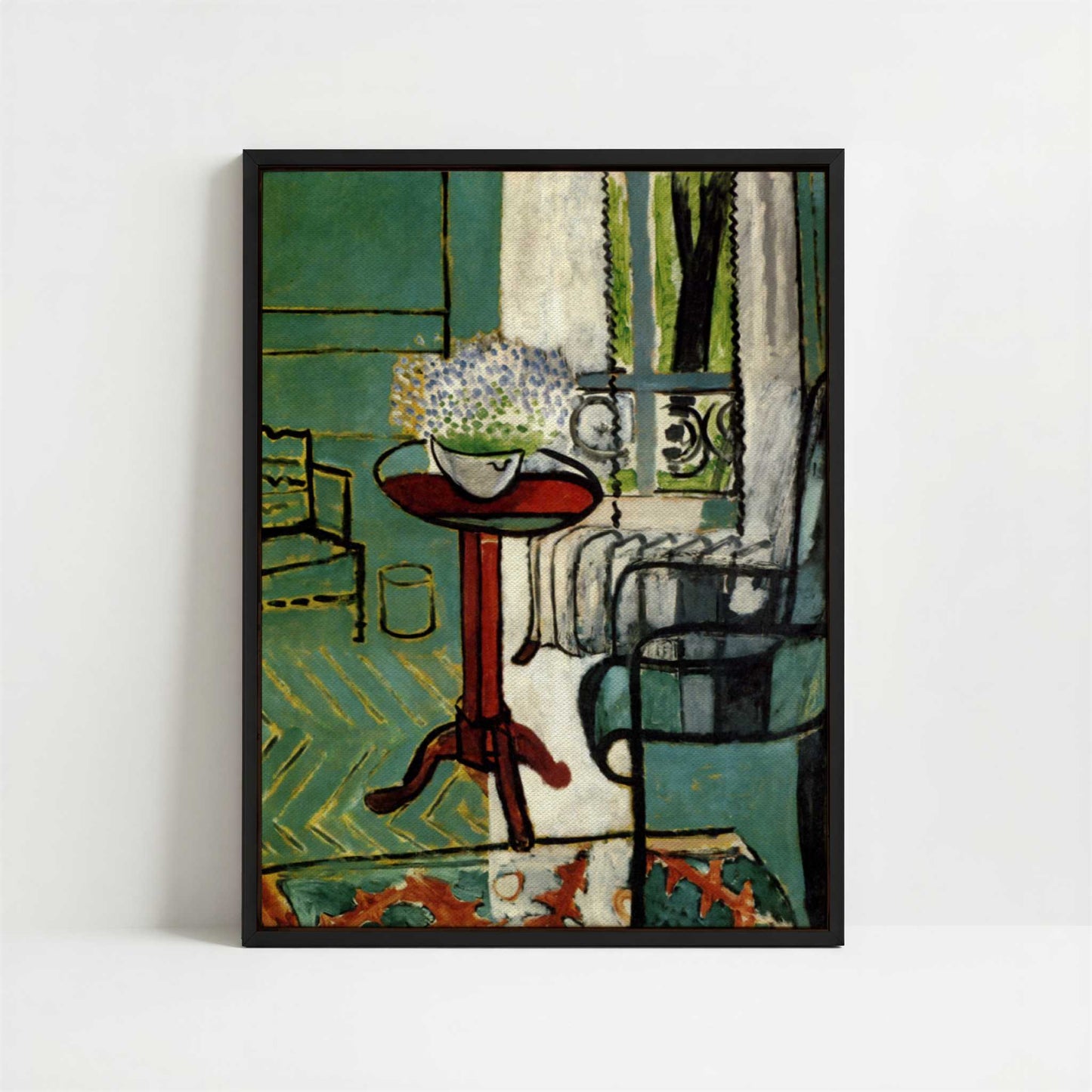 Framed Canvas - Framed canvas in black frame