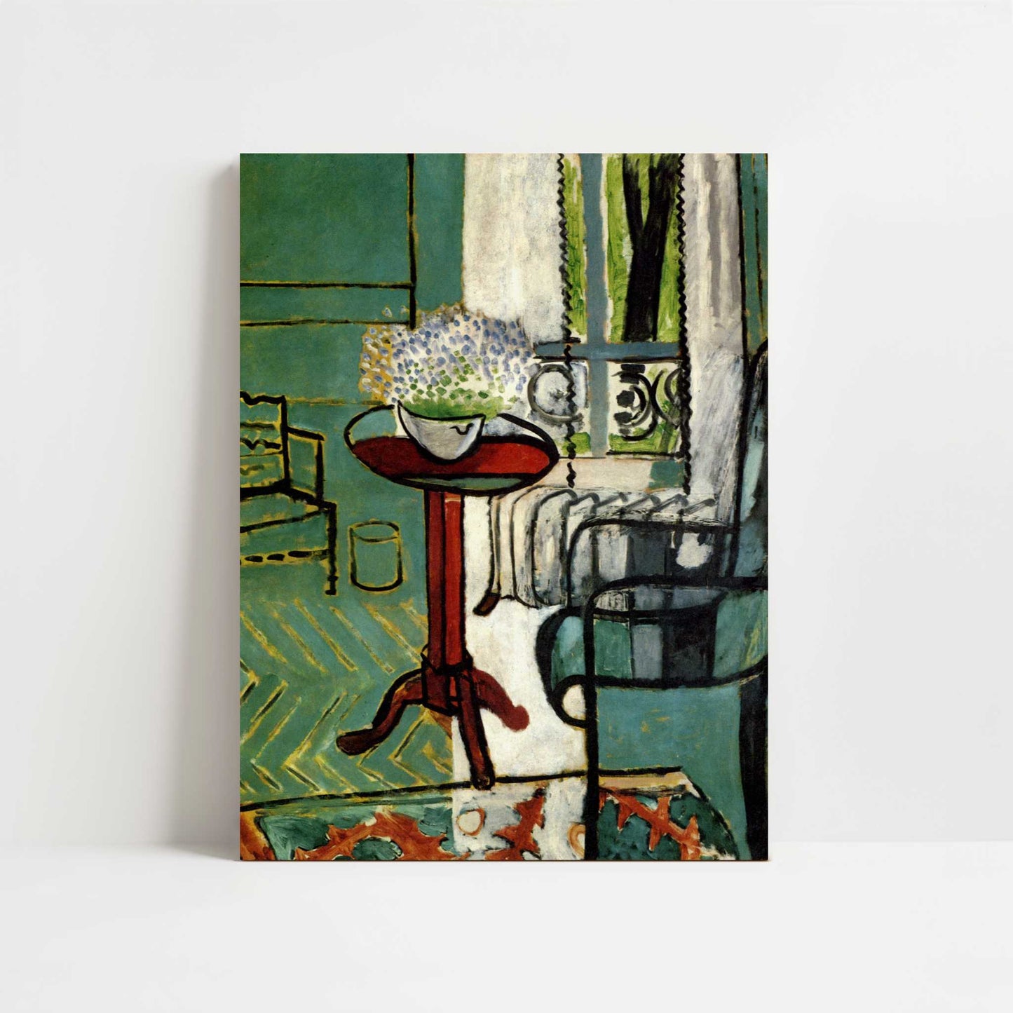 The Window (Interior with Forget-me-Nots) (1916) by Henri Matisse – Art Print - Unframed art print