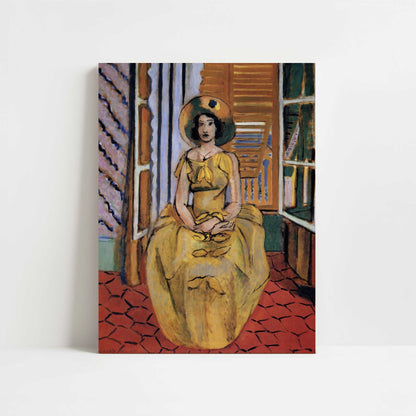 The Yellow Dress (1929-31) by Henri Matisse – Art Print - Unframed art print
