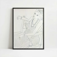 Themes & Variations (1942) by Henri Matisse – Art Print - Art print in black frame