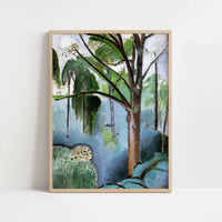 Tree near Trivaux Pond (1916-17) by Henri Matisse – Art Print - Art print in oak frame