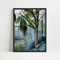 Framed Canvas - Framed canvas in black frame