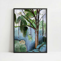 Tree near Trivaux Pond (1916-17) by Henri Matisse – Art Print - Art print in black frame