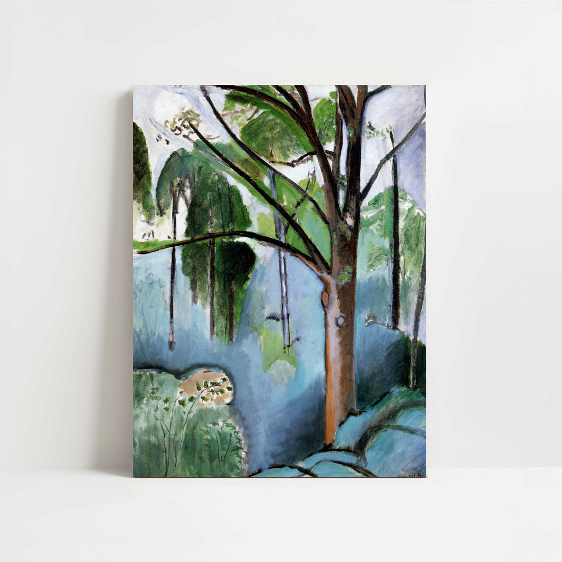 Tree near Trivaux Pond (1916-17) by Henri Matisse – Art Print - Unframed art print