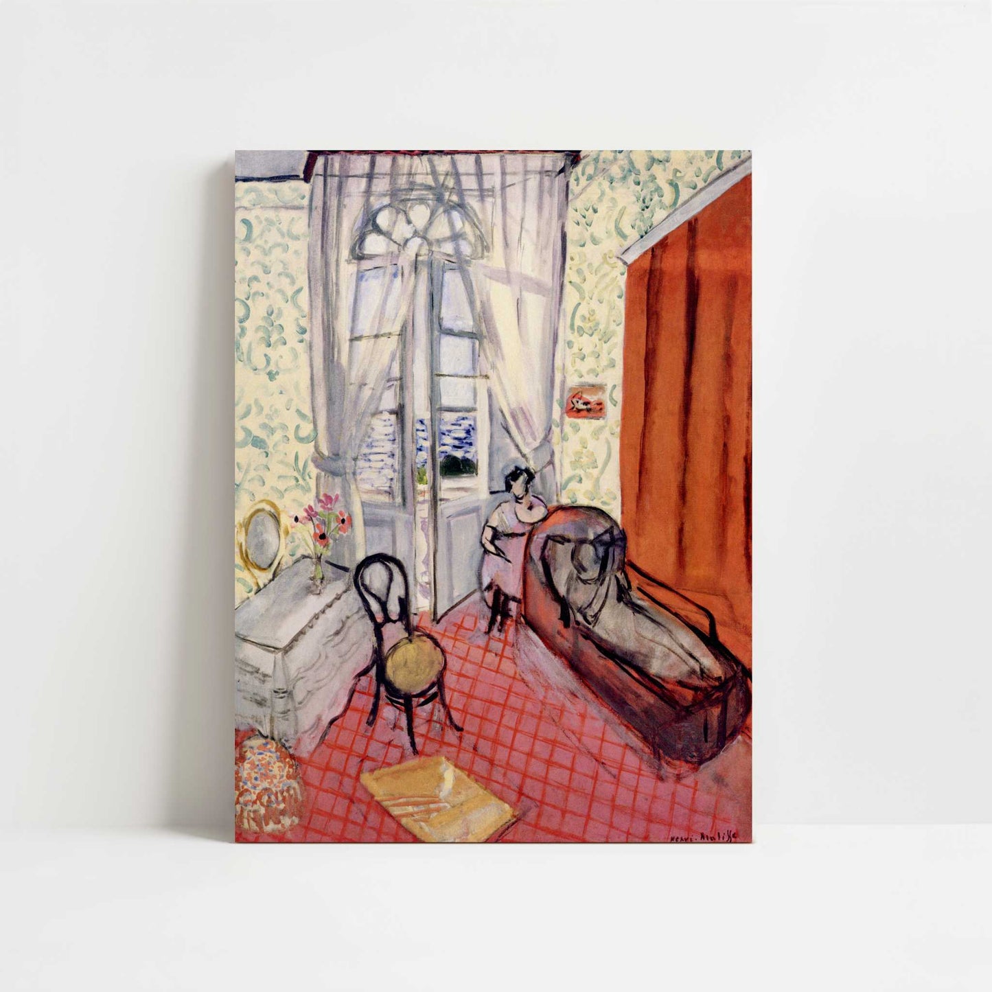 Two Women in an Interior (1920-22) by Henri Matisse – Art Print - Unframed art print