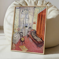 Two Women in an Interior (1920-22) by Henri Matisse – Art Print - Interior inspiration