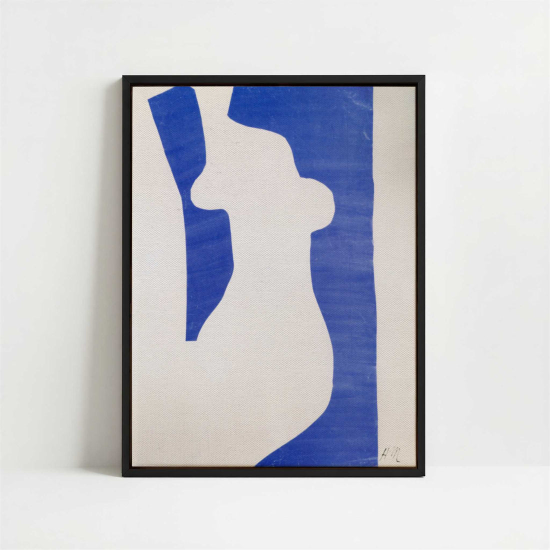 Framed Canvas - Framed canvas in black frame
