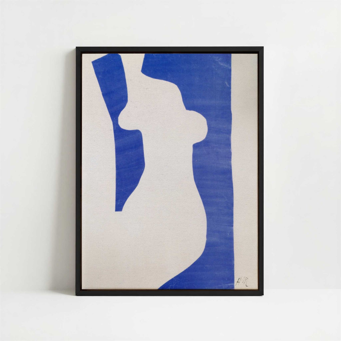 Framed Canvas - Framed canvas in black frame