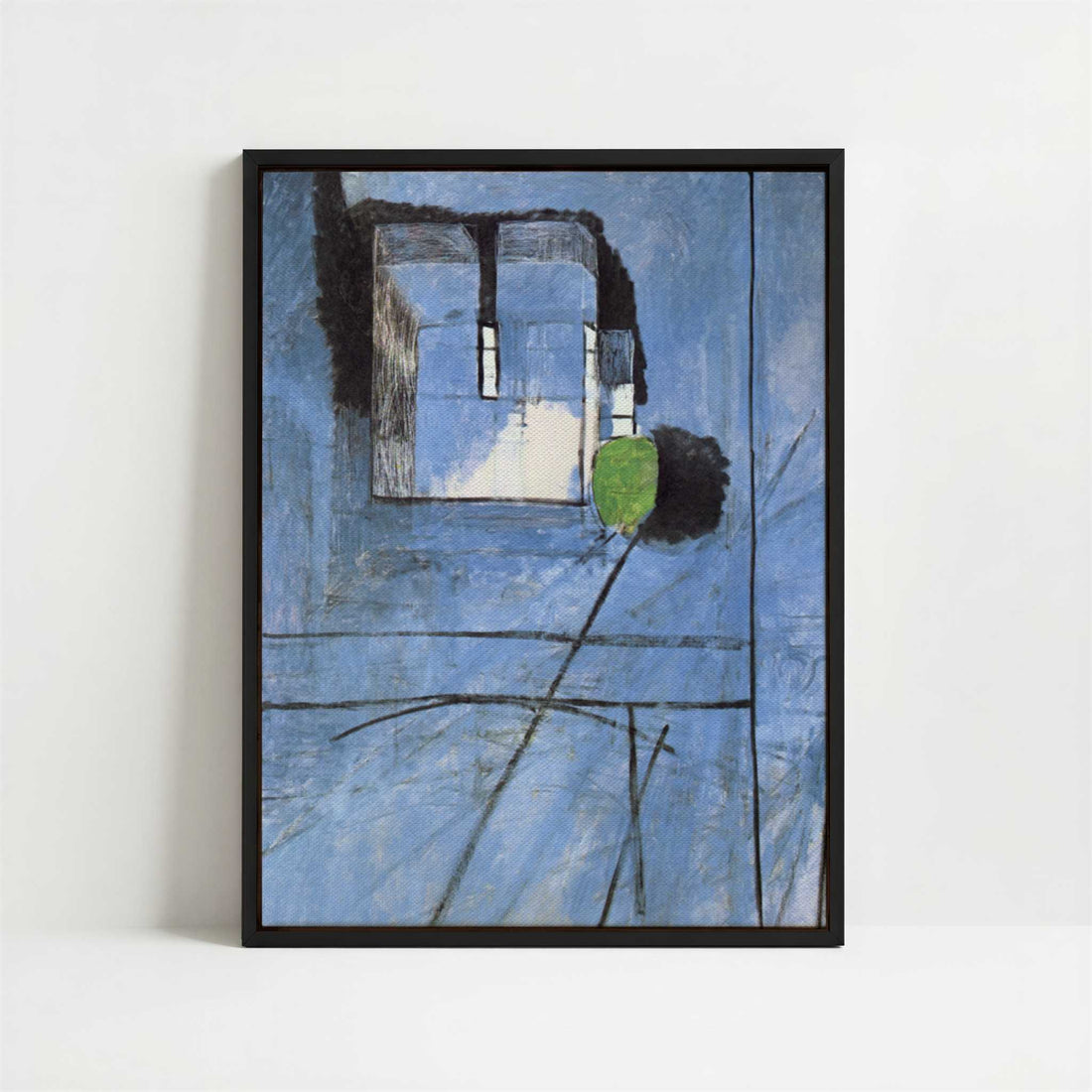 Framed Canvas - Framed canvas in black frame