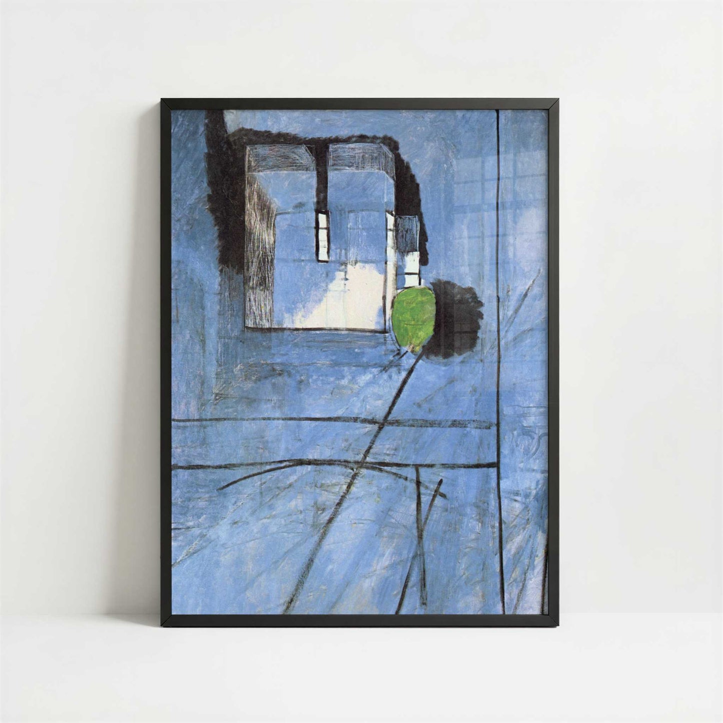 View of Notre-Dame (1914) by Henri Matisse – Art Print - Art print in black frame