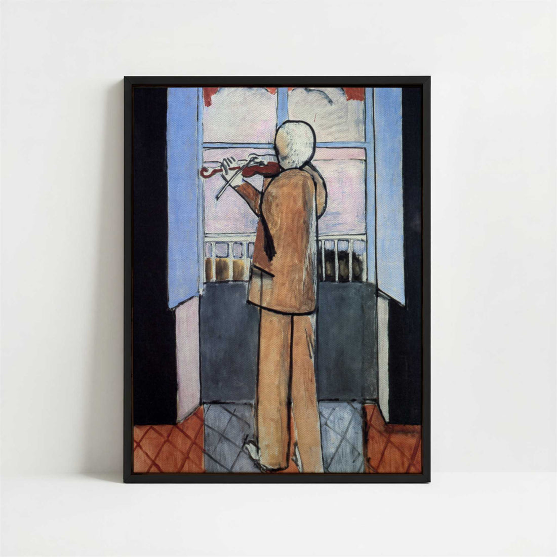 Framed Canvas - Framed canvas in black frame