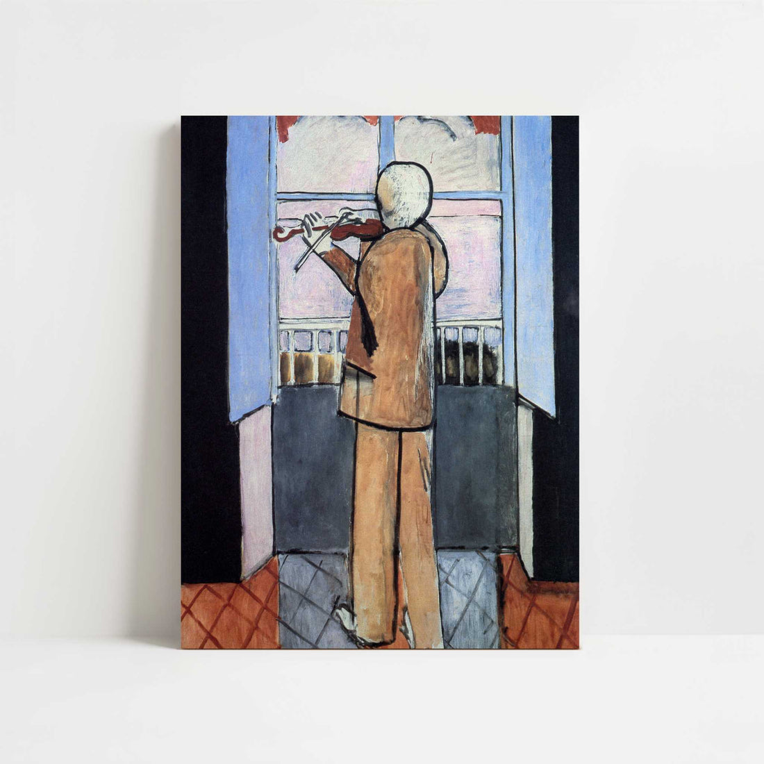 Violinist at the Window (1917-18) by Henri Matisse – Art Print - Unframed art print