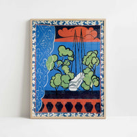 Window at Tahiti II (1935) by Henri Matisse – Art Print - Art print in oak frame