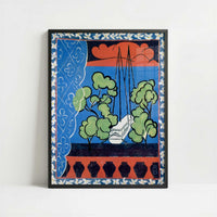Window at Tahiti II (1935) by Henri Matisse – Art Print - Art print in black frame