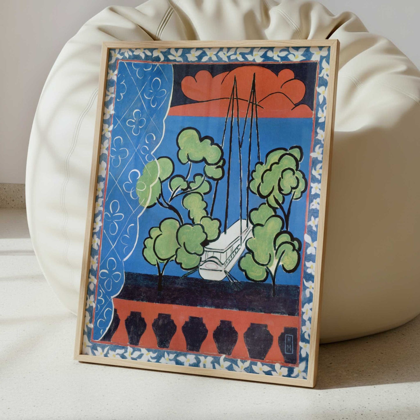 Window at Tahiti II (1935) by Henri Matisse – Art Print - Interior inspiration