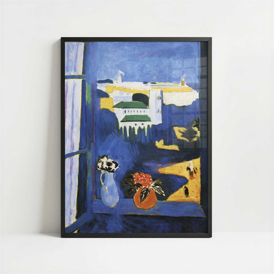 Window at Tangier (1912-13) by Henri Matisse – Art Print - Art print in black frame