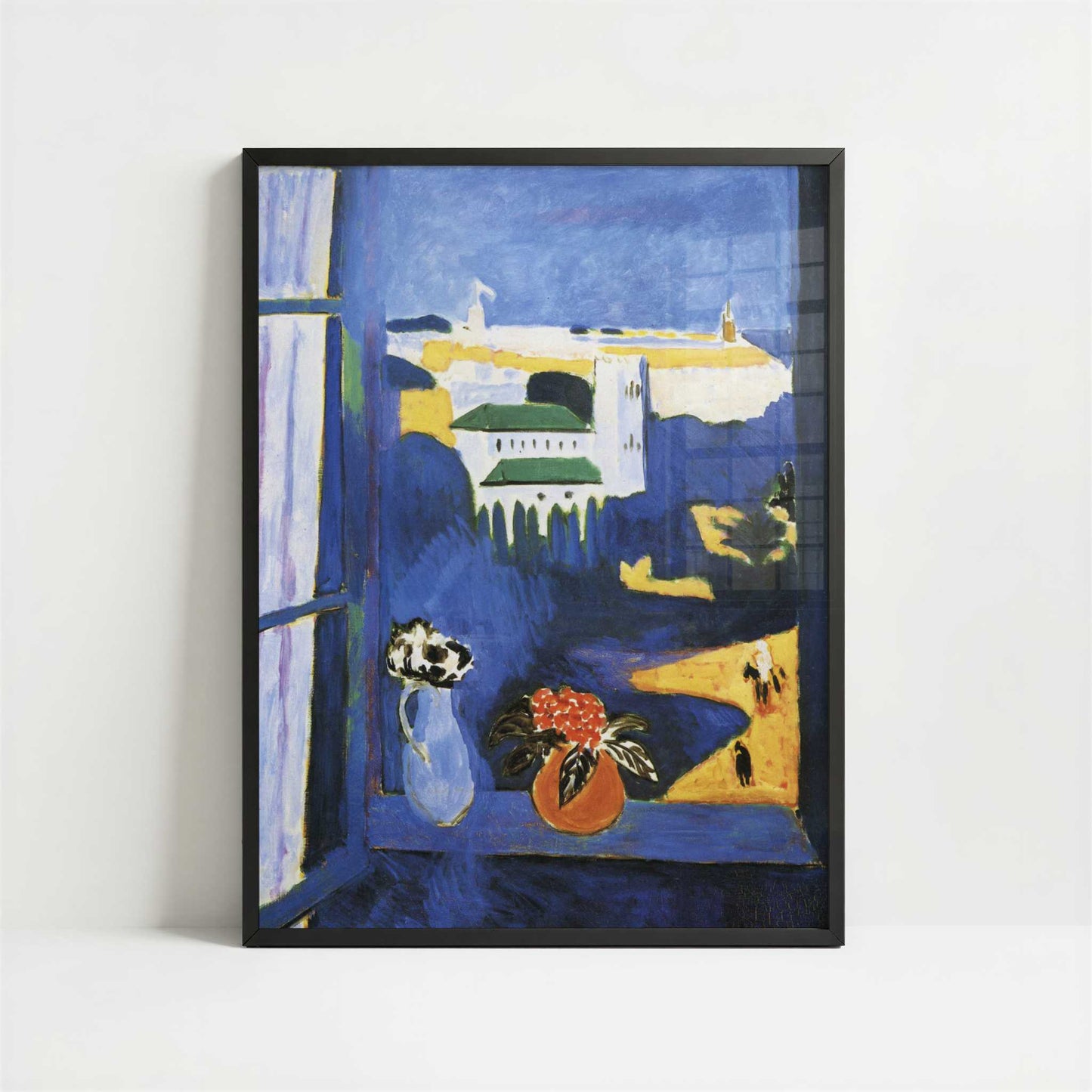 Window at Tangier (1912-13) by Henri Matisse – Art Print - Art print in black frame