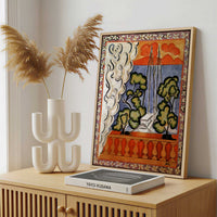 Framed Canvas - Framed canvas in a stylish interior setting
