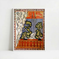 Window in Tahiti (1935-6) by Henri Matisse – Art Print - Art print in white frame