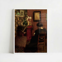 Woman Reading (c.1894) by Henri Matisse – Art Print - Art print in white frame