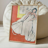 Woman in a White Coat (1944) by Henri Matisse – Art Print - Interior inspiration