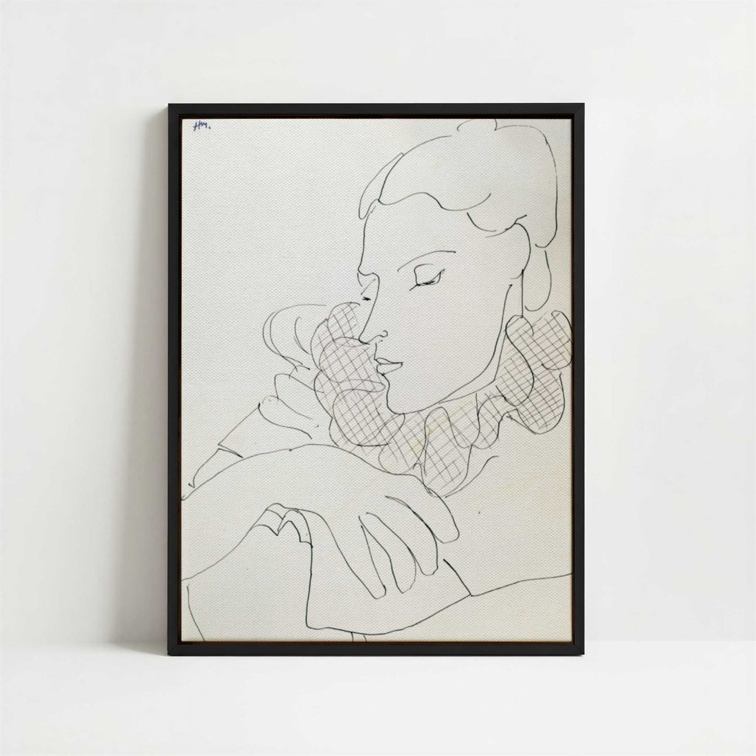Framed Canvas - Framed canvas in black frame
