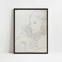 Framed Canvas - Framed canvas in black frame