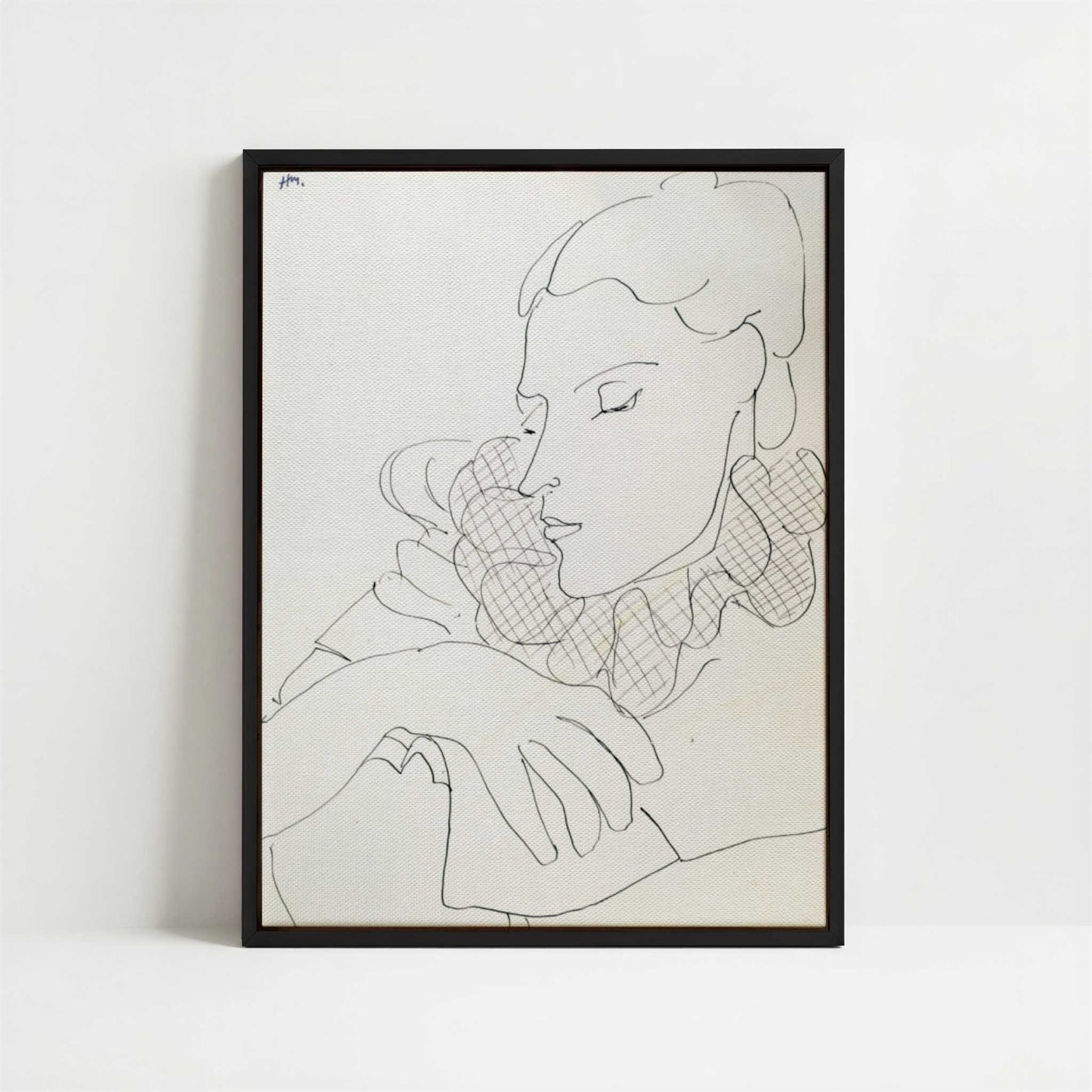 Framed Canvas - Framed canvas in black frame