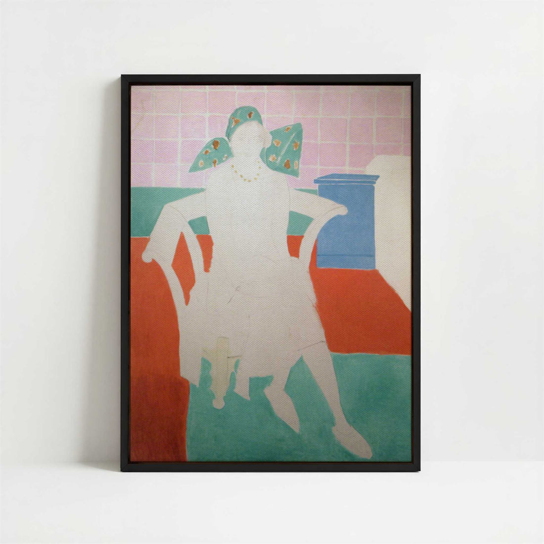 Framed Canvas - Framed canvas in black frame