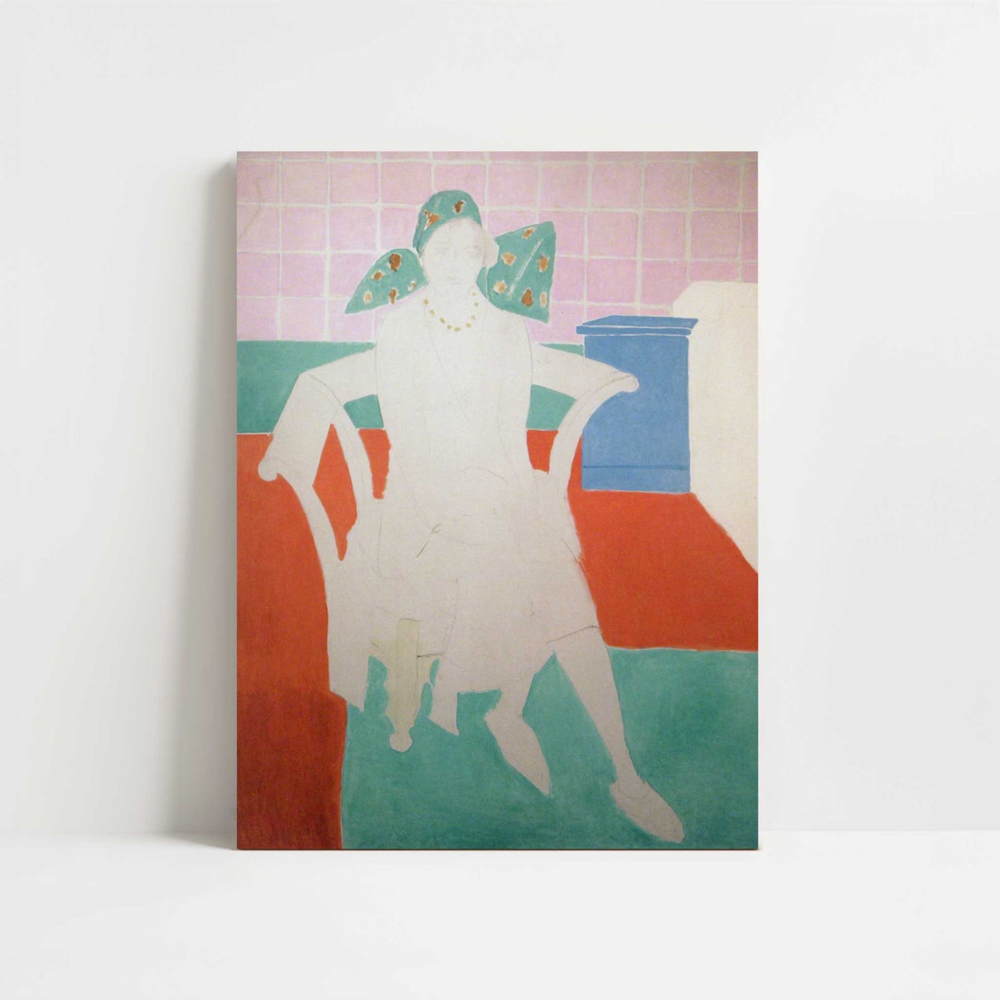 Woman with a Madras Hat (1929) by Henri Matisse – Art Print - Unframed art print