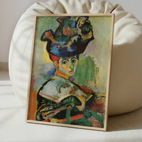Woman with the Hat (1905) by Henri Matisse – Art Print - Interior inspiration